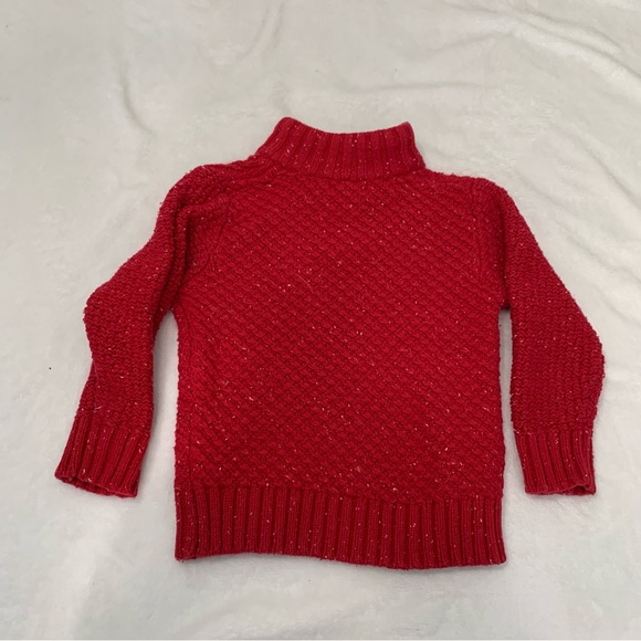 Cat & Jack Cozy Red Long Sleeve Knit Sweater with Button Accents - Size 3T - Picture 6 of 6